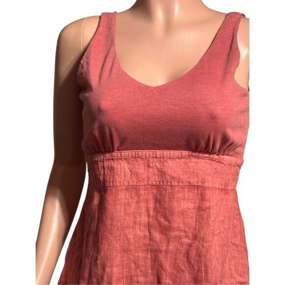 Pulp V-neck peplum Sleeveless tight back blouse S - Picture 3 of 6